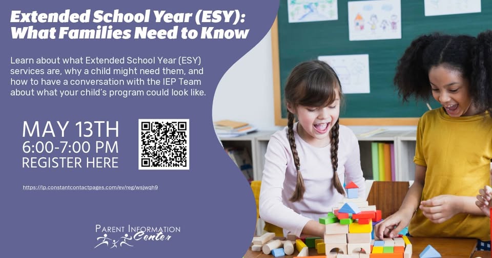 Extended School Year (ESY) Services- Virtual Workshop