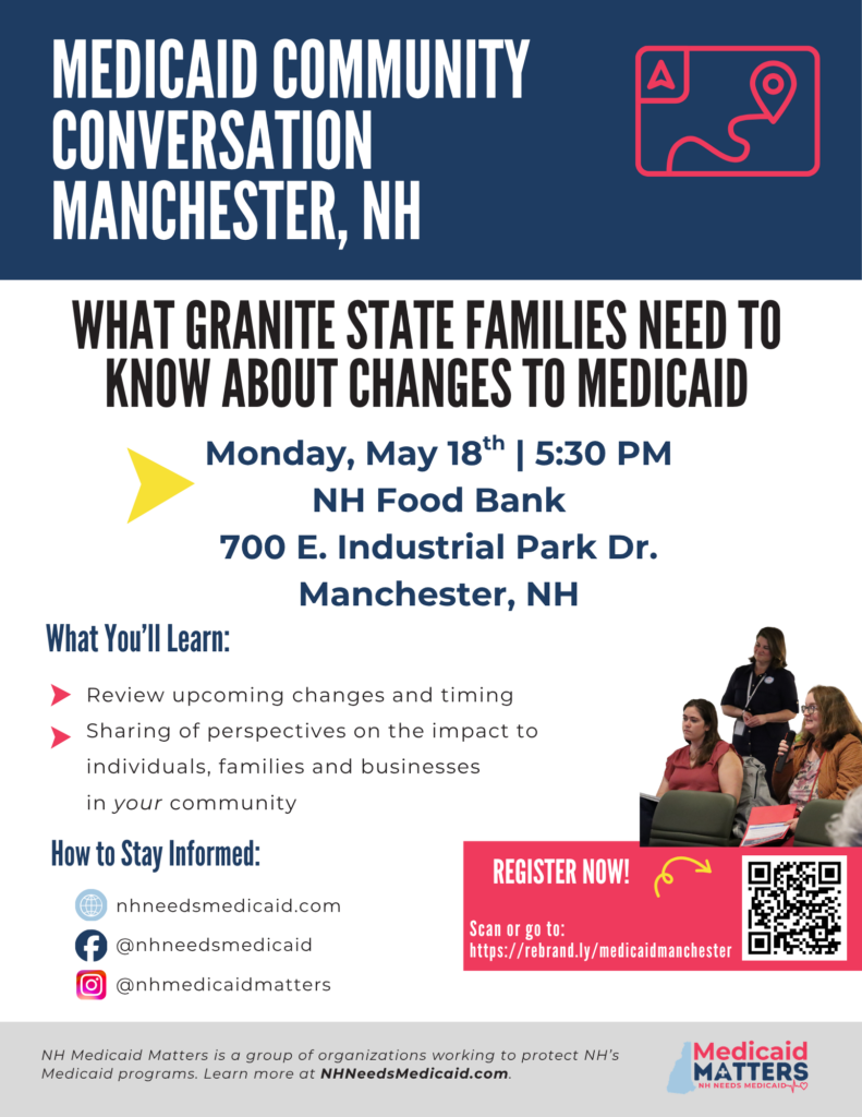 Community Conversation in Manchester: What Granite State Families Need to Know About Changes to Medicaid