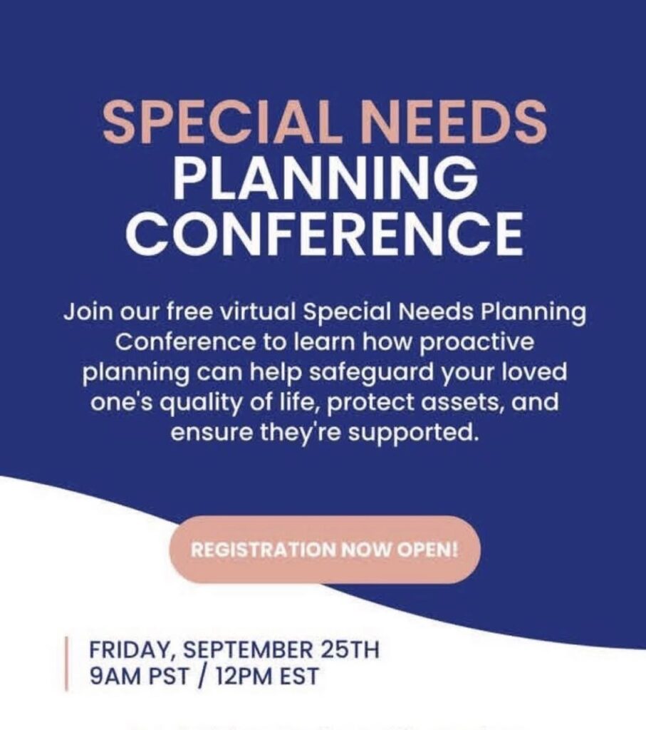 Free Virtual Special Needs Planning Event