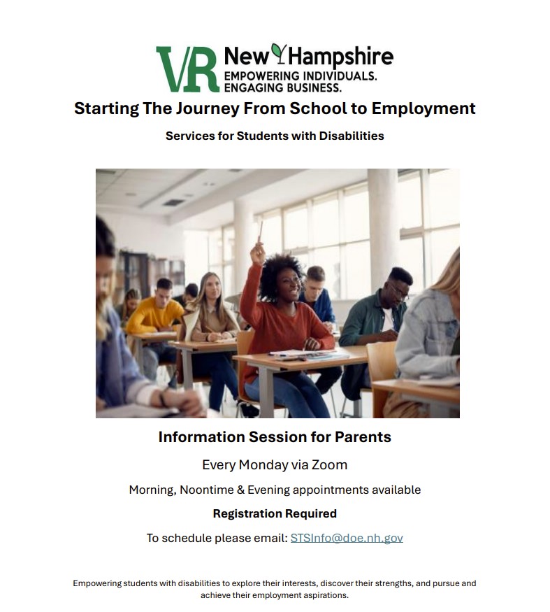 Voc Rehab NH parent listening session